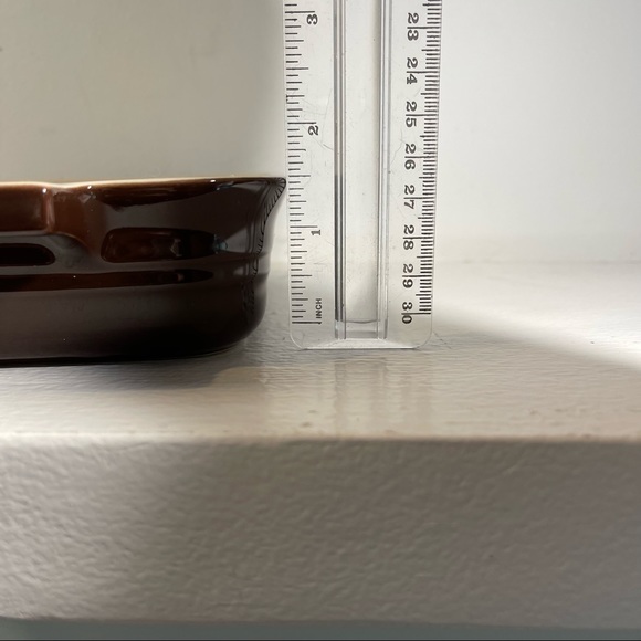 Le Creuset stoneware baking dish square set of 2 glazed finish 0648 and 0650 - Picture 11 of 14